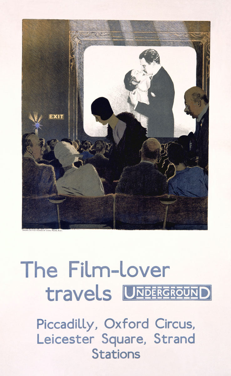London Underground Film Lover Poster 0000-3326