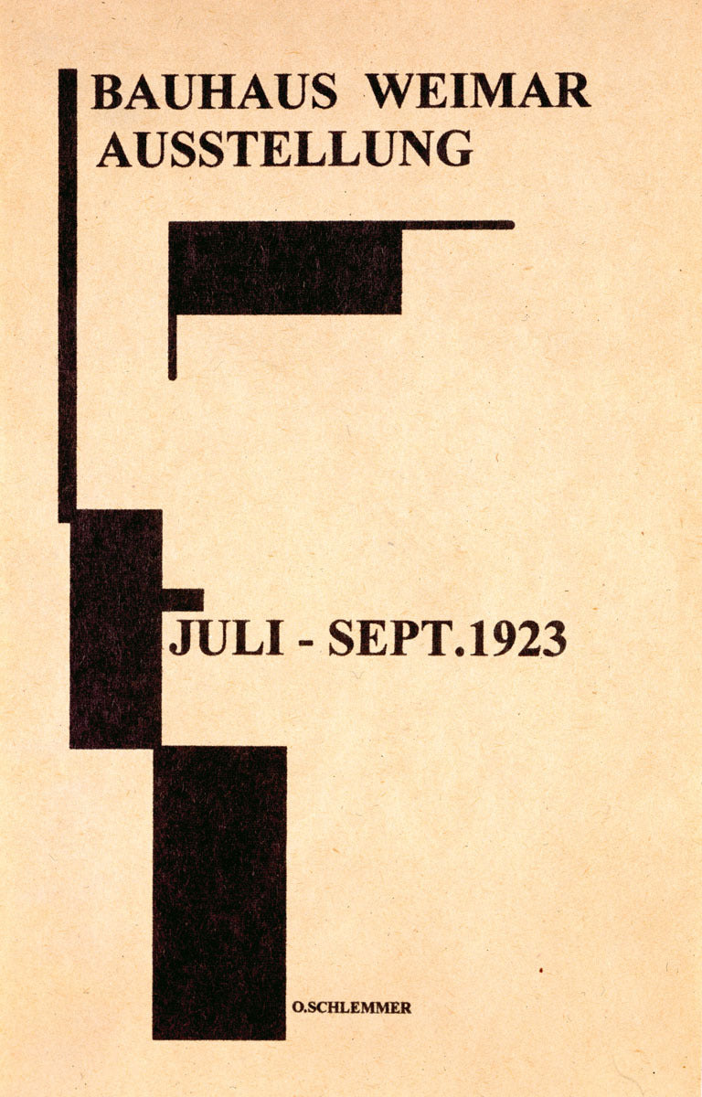 1923 German Bauhaus Gallery Poster 0000-3624