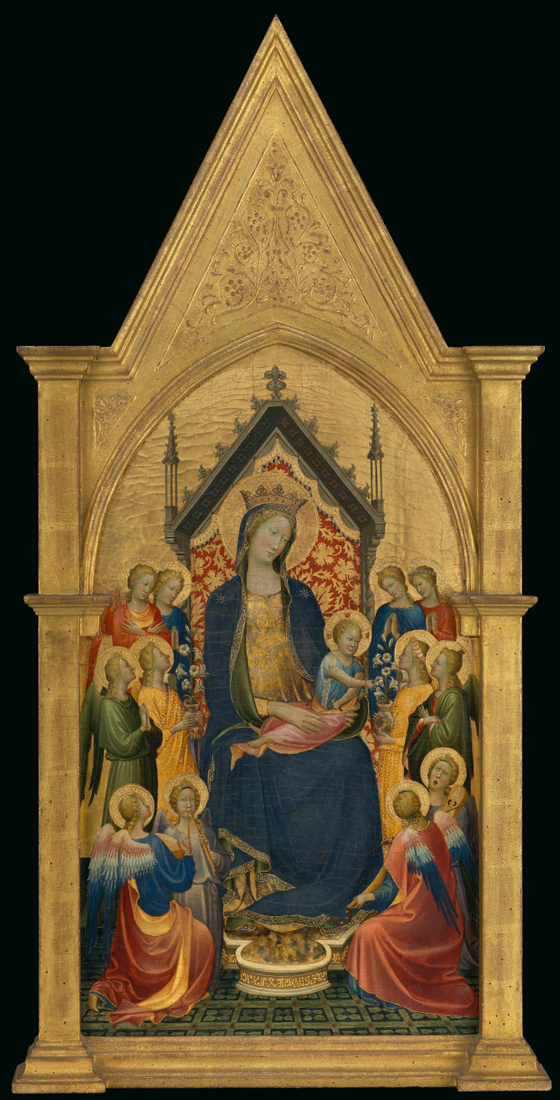 Madonna and Child with Musical Angels Gm-00082101
