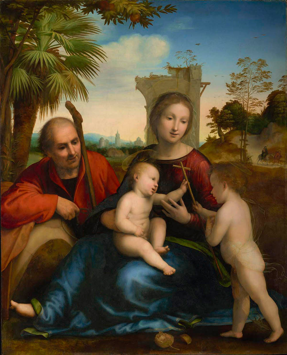 The Rest on the Flight into Egypt with Saint John the Baptist Gm-10941301